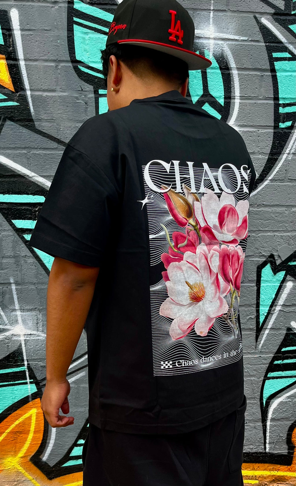 Chaos Pink Floral Graphic