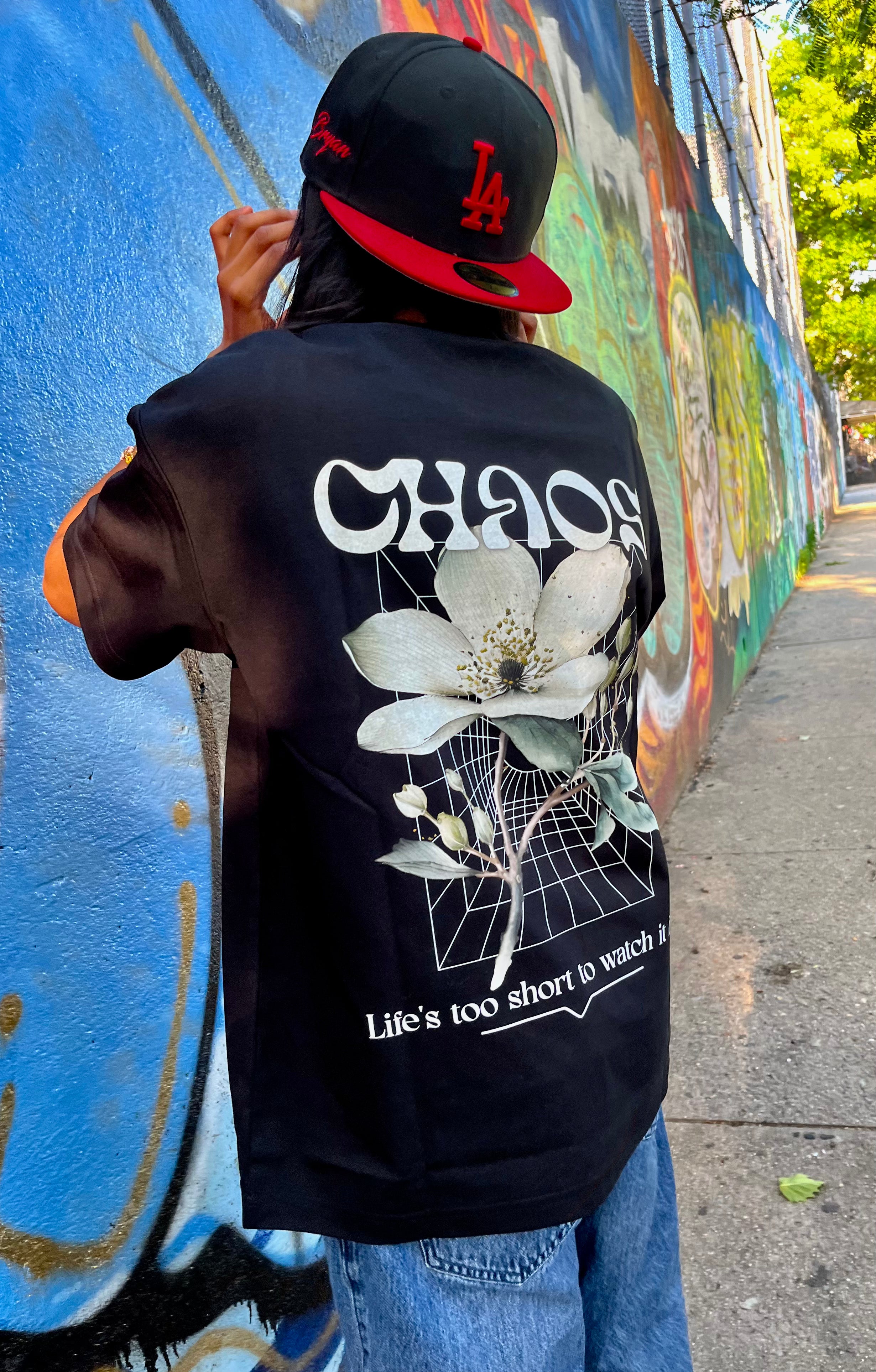 Chaos Green Floral Graphic