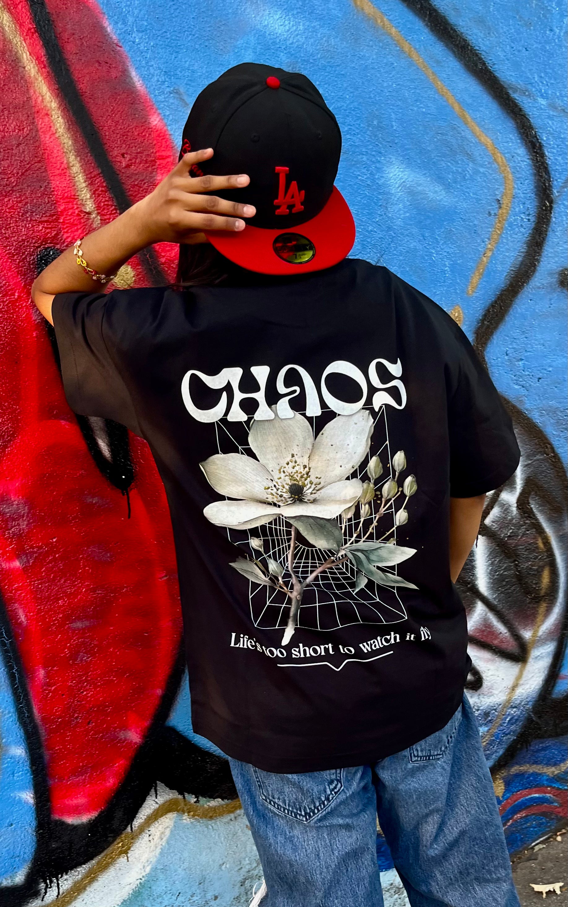 Chaos Green Floral Graphic