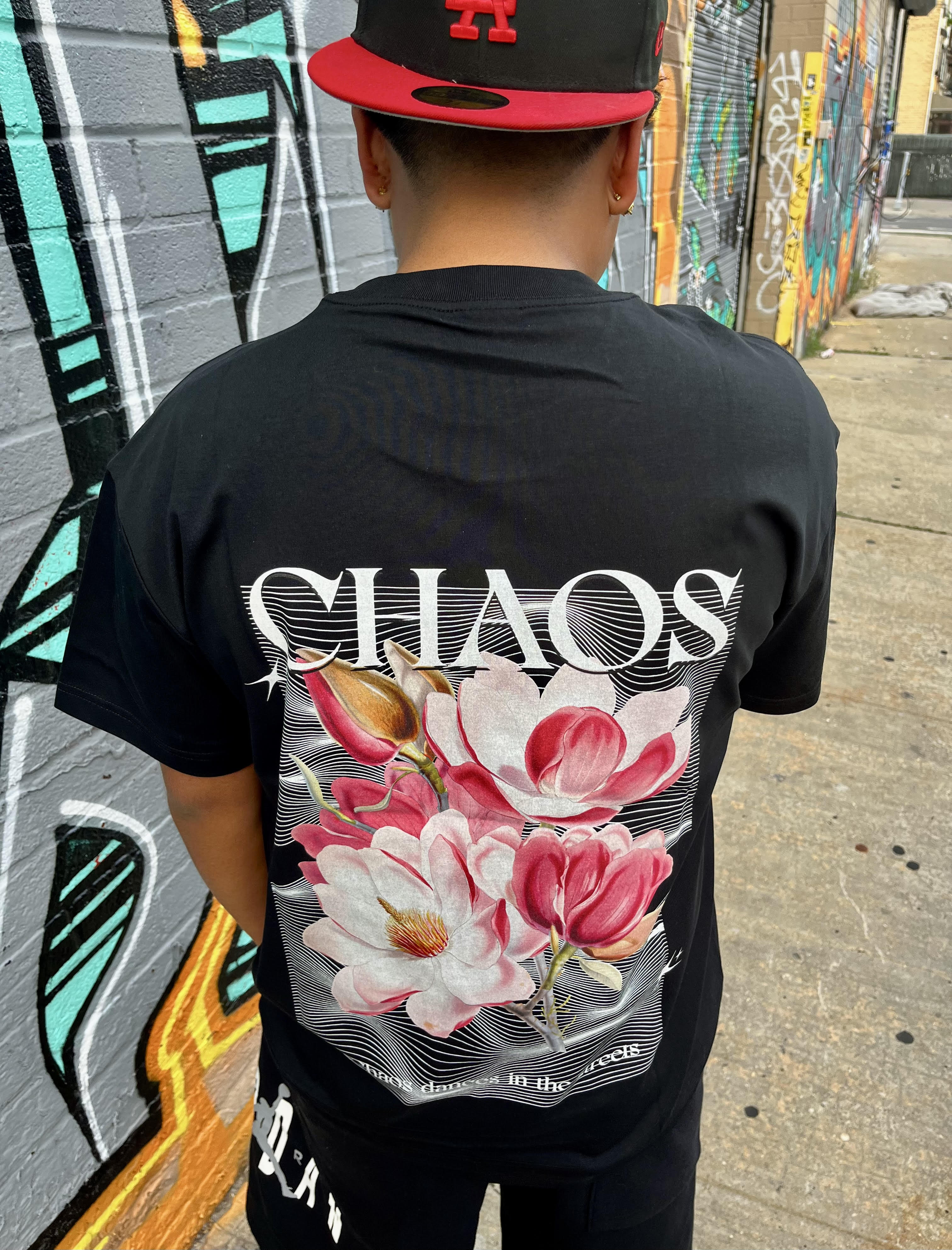Chaos Pink Floral Graphic